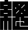 an example of kakuji using diagonal lines