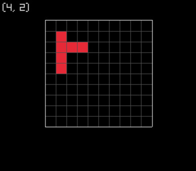 a dinky editor for filling in black squares in a grid with red ink